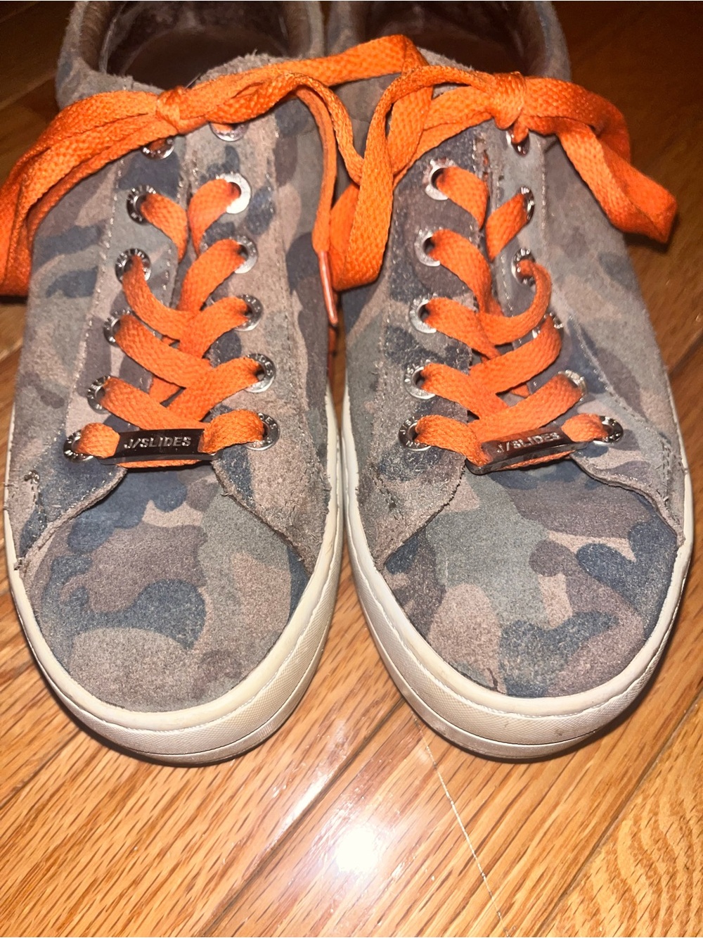 Camo and Orange J / Slides Sneakers - Picture 6 of 6